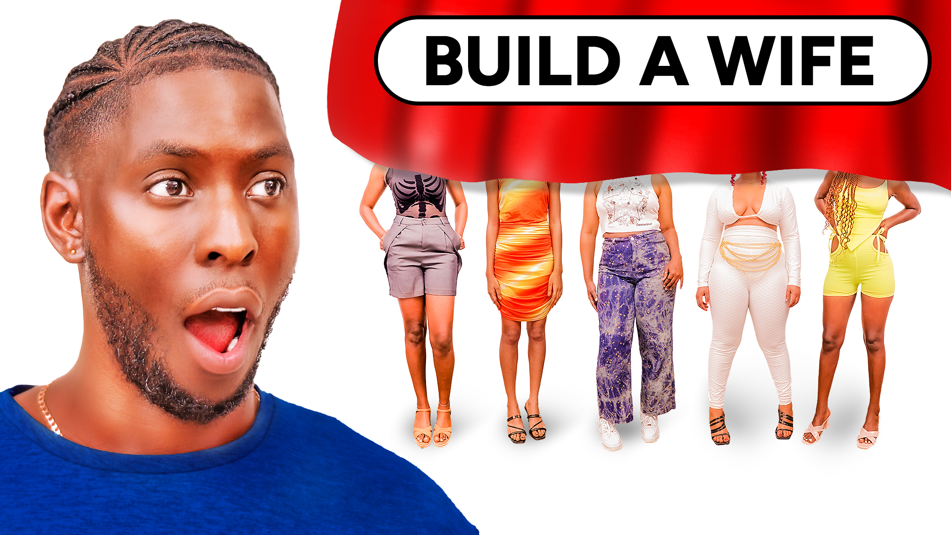 Man Dates 5 African Women Behind The Curtain