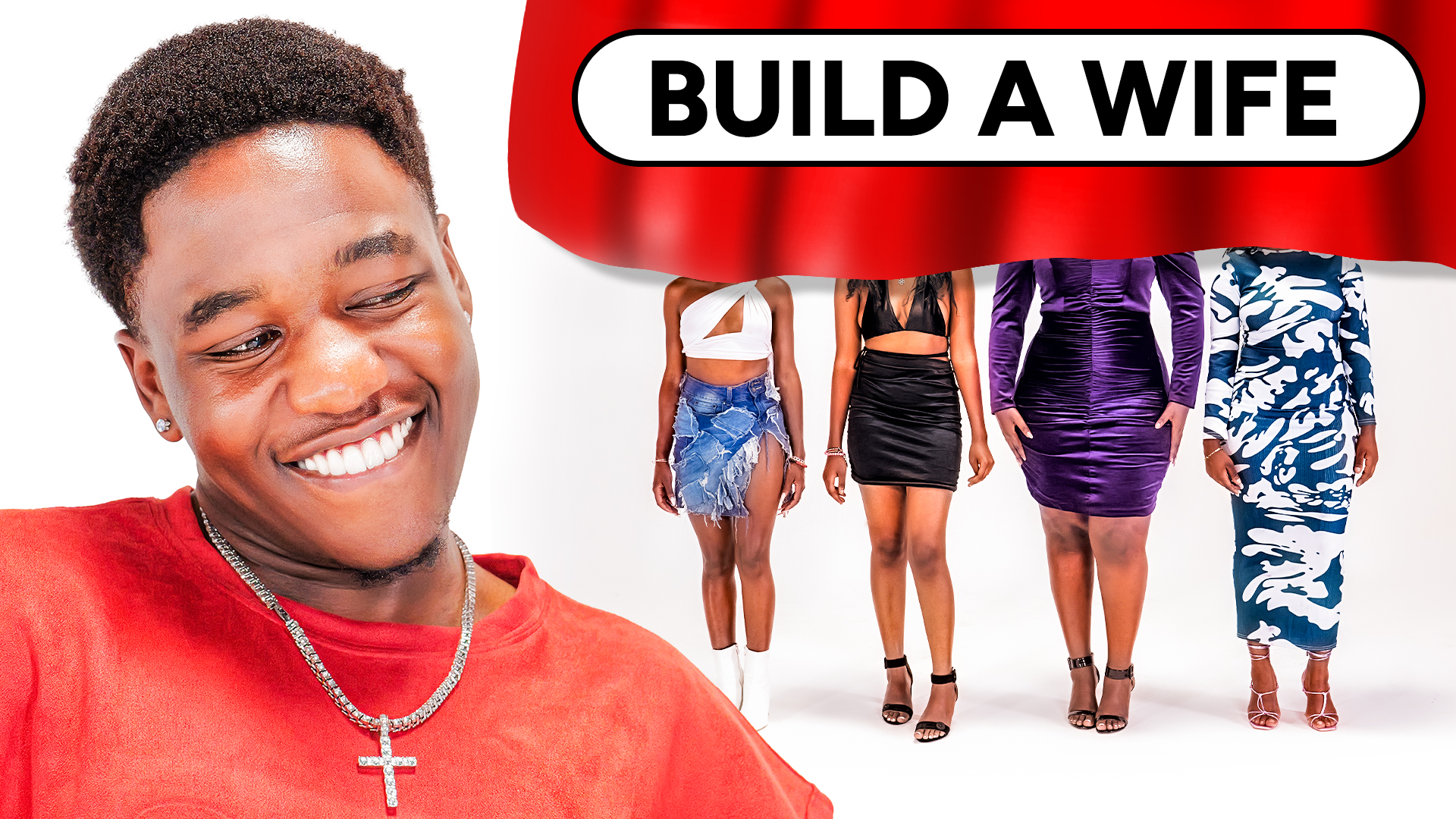 African Man Dates 4 Women Behind The Curtain